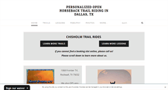 Desktop Screenshot of chisholmtrailrides.com