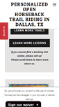 Mobile Screenshot of chisholmtrailrides.com